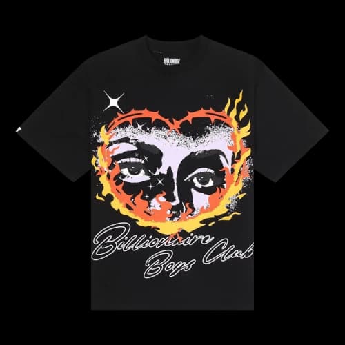 Billionaire Boys Club Meet Me In Space T-Shirt (Cropped Fit) 'Black'