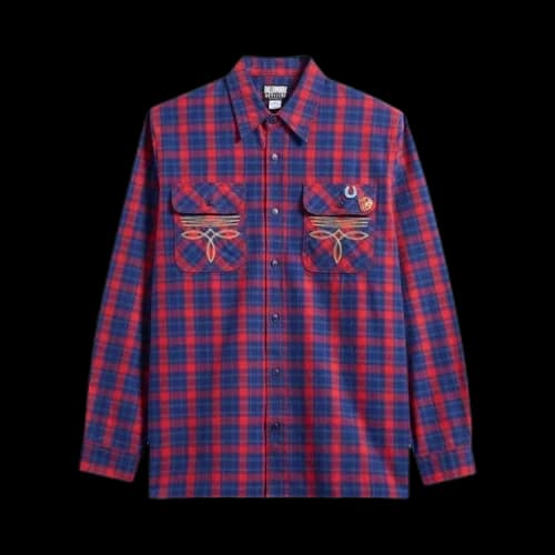 Billionaire Boys Club Dust Flannel 'Racing Red'