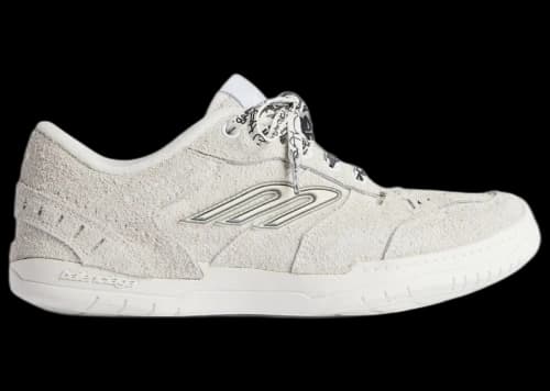 Balenciaga Hamptons Suede Sneaker Off White Black