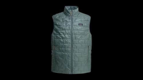 Patagonia M'S Nano Puff Sleeveless Jacket Light Blue