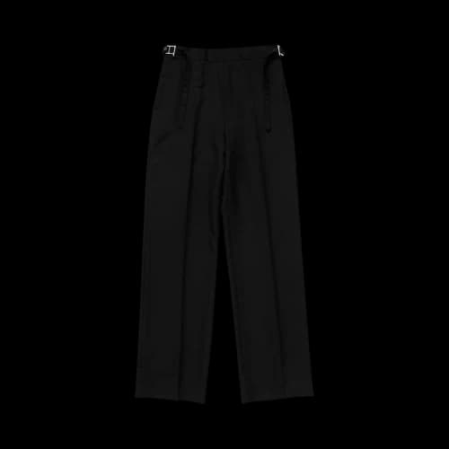 Alexander McQueen Wide Leg Trousers 'Black'