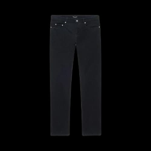 Saint Laurent Relaxed Slim Pants 'Deep Faded Black'