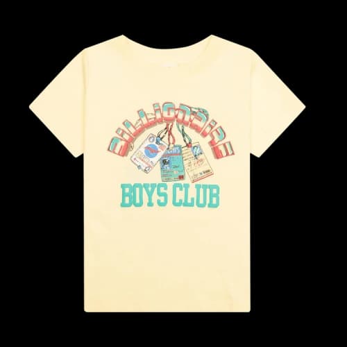 Billionaire Boys Club Kids Card Short-Sleeve Tee 'Pastel Yellow'