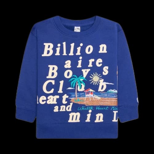 Billionaire Boys Club Kids Lift Off Crew 'Monaco Blue'