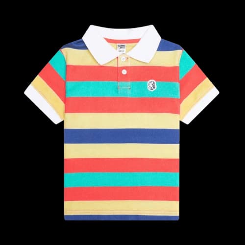 Billionaire Boys Club Kids Space Race Short-Sleeve Polo 'Hot Coral'