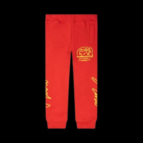 Billionaire Boys Club Kids Space Rodeo Sweatpants 'Poppy Red'
