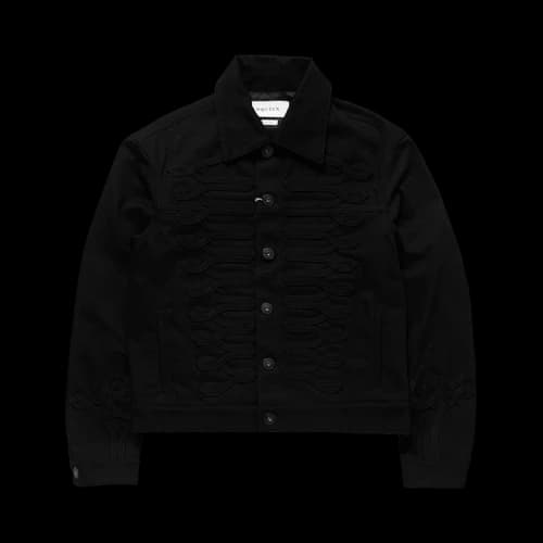 Alexander McQueen Military Denim Jacket 'Black'
