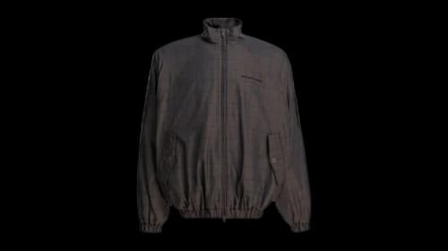 Balenciaga Nylon Jacket Grey