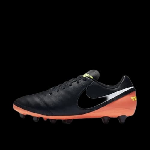 Nike Tiempo Genio 2 Leather AG Pro 'Black Orange'