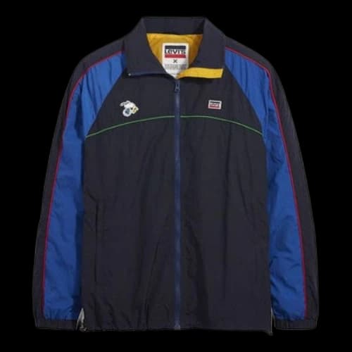 LEVI'S Levis x Peanuts Crossover Long Sleeves Colorblock Jacket Navy Blue