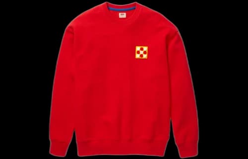 Levis x LEGO Group Crossover Round Neck Long Sleeves Red