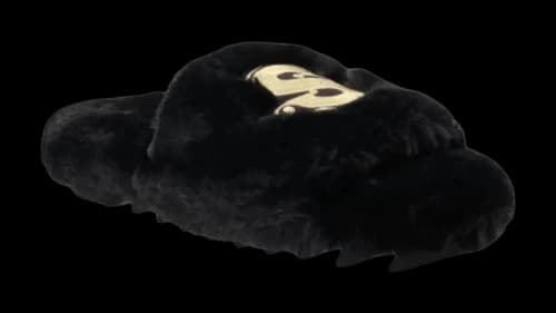 Sacai Fuax Fur Comfort Slippers Black (Women's)