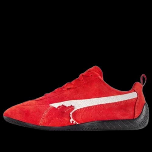 Balenciaga x Puma Speedcat Suede 'Distressed Red White'