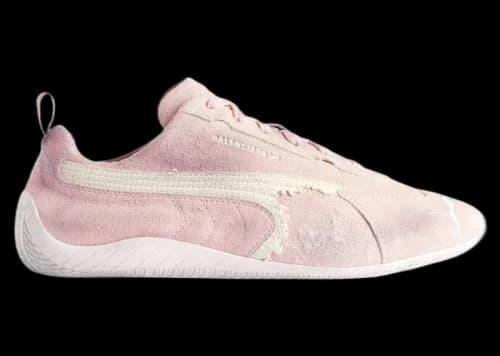 Balenciaga x Puma Speedcat Suede Distressed Pink White