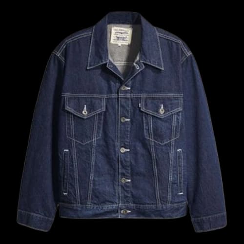 To Be Defined Levis LMC Series Loose Casual Denim Blue Jacket