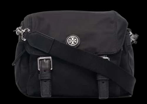 Tory Burch Nylon Small Messenger Black