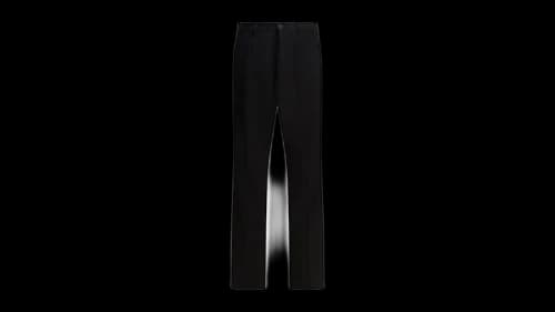Balenciaga Wool Tailored Pants Black