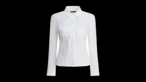 Balenciaga Corset Shirt White
