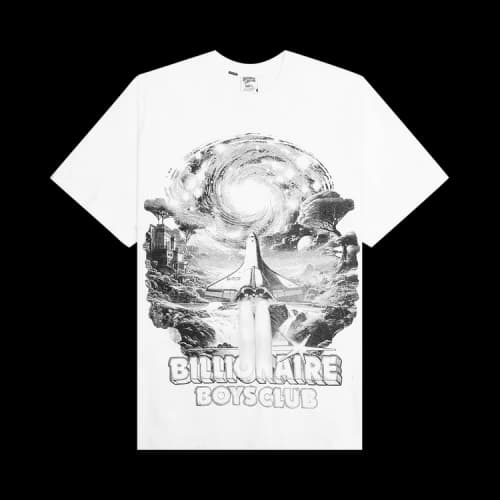 Billionaire Boys Club Gray Horizon Short-Sleeve Tee 'White'