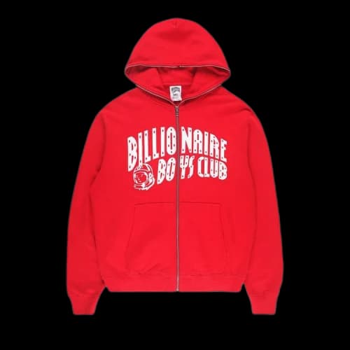 Billionaire Boys Club Curve Zip Hoodie 'Red'