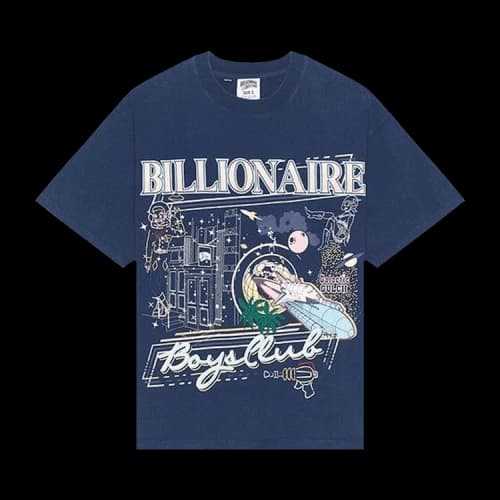 Billionaire Boys Club To the Moon Short-Sleeve 'Navy Peony'