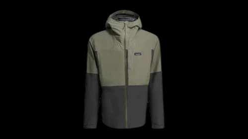 Patagonia M'S Boulder Fork Rain Technical Jacket Green