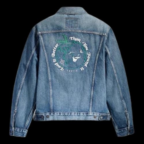 LEVI'S Levis Casual lapel Denim Jacket Denim