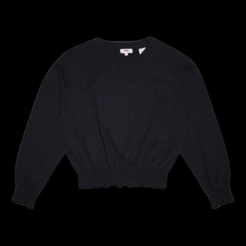 Levi's Casual Round Neck Long Sleeves Hoodie Black (Women's)