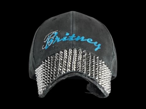 Balenciaga Music Britney Spears Series Studded Cap Faded Black/Blue