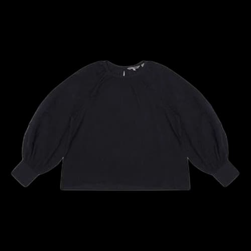 LEVI'S Levis Casual Sleeve Round Neck Long Sleeves Black Shirt