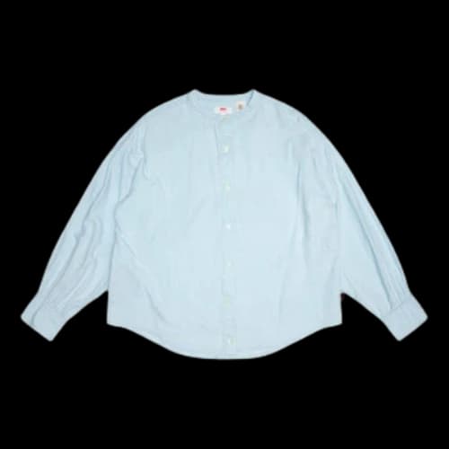 LEVI'S Levis Logo Casual Long Sleeves Shirt Light Blue