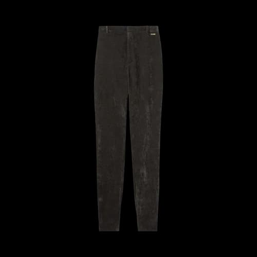 Gucci Stretch Velvet Leggings 'Petrol'