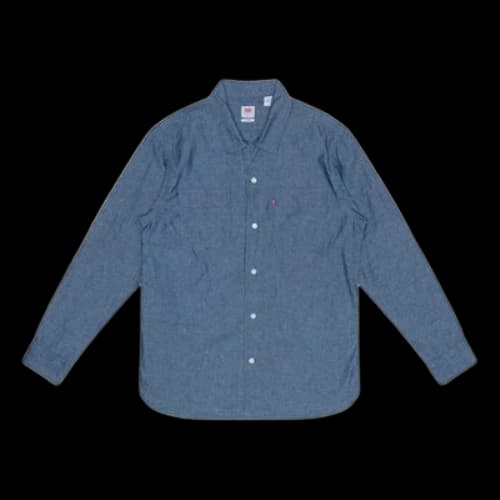LEVI'S Levis Quick Dry Breathable Casual Denim Long Sleeves Shirt Blue