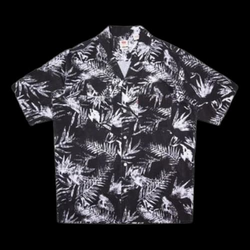 To Be Defined Levis Loose Beach Short Sleeve Shirt Black