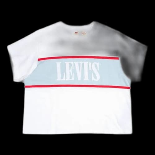LEVI'S Levis Loose Casual Pure Cotton Short Sleeve White