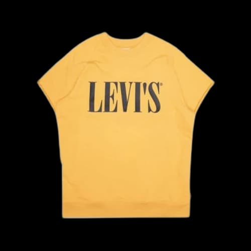 LEVI'S Levis Round Neck Long Sleeves Yellow