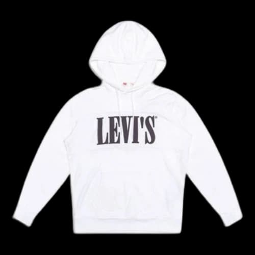 Levis Casual White Pure Cotton LOGO White