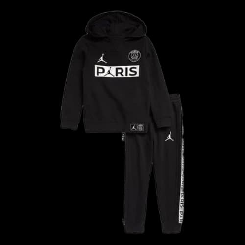 (GS) Air Jordan X PSG Kinder Jumpman Fleece Pullover Set 'Black'