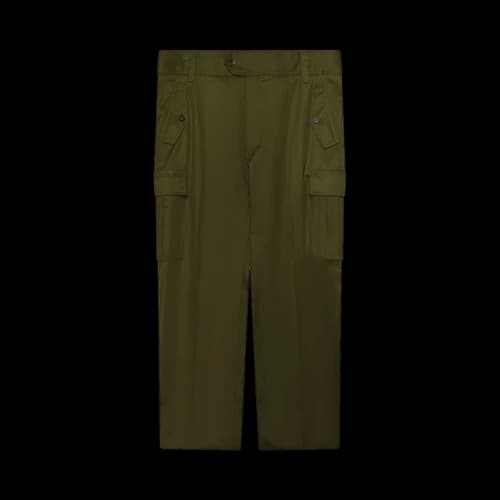 Alexander McQueen Straight Leg Cargo Pants 'Khaki/Green'