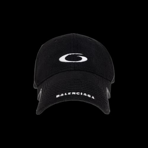 Balenciaga Fleece Cap 'Black'