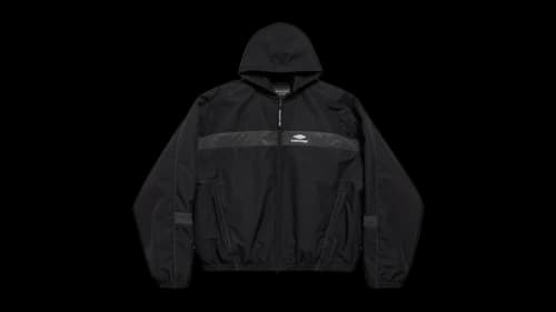 Balenciaga 3B Sports Icon Ski Tracksuit Parka Black