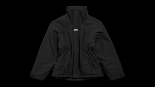 Balenciaga Women's 3B Sports Icon Ski High Collar Parka Black