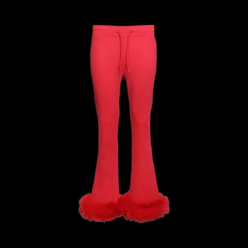 Balenciaga Flared Sweatpants 'Red'