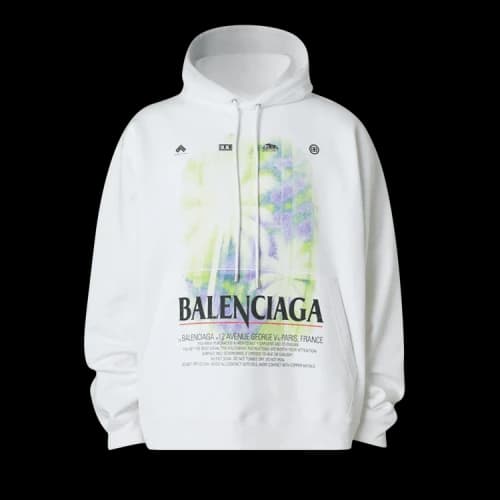 Balenciaga Oversized Hoodie 'White'