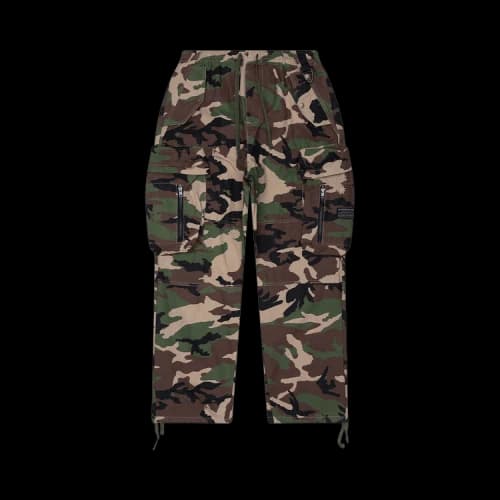 Billionaire Boys Club Star Camo Loose Fit Cargo Pants 'Kelp'
