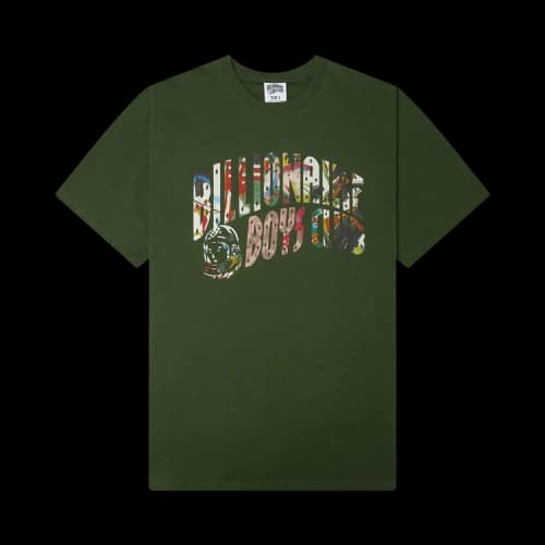 Billionaire Boys Club Curve Collage Short-Sleeve Tee 'Black Forest'