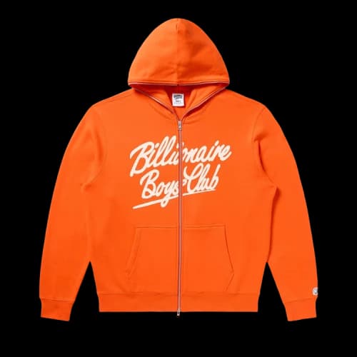 Billionaire Boys Club Script Zip Hoodie 'Tangerine Lily'