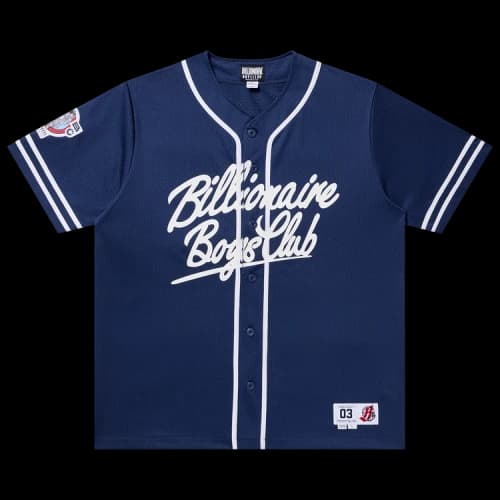 Billionaire Boys Club Big Chew Short-Sleeve Knit Jersey 'Blue Depths'