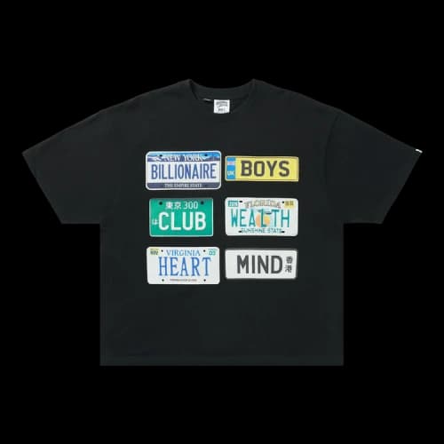 Billionaire Boys Club BB Plates T-Shirt 'Black'