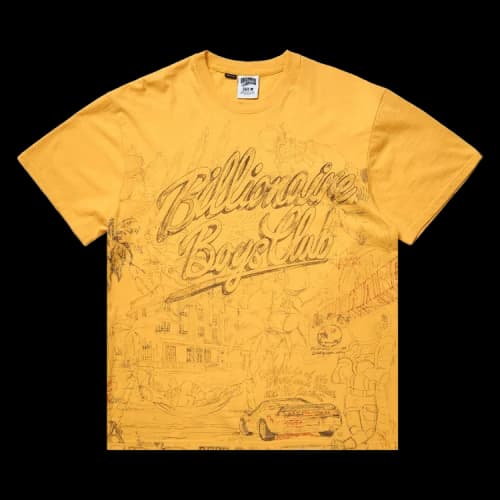 Billionaire Boys Club BB Sketch T-Shirt 'Pale Marigold'